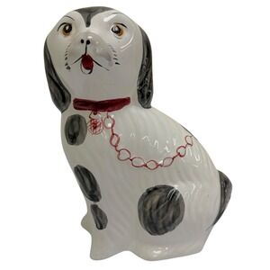 Vintage Reel Portugal Hand‎ Painted Spaniel Ceramic Dog Puppy 749-R